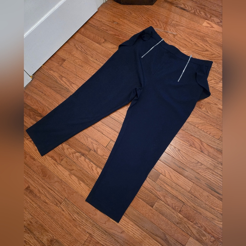 Plus size dress pants from asos by lovedrobe. Navy blue size 22